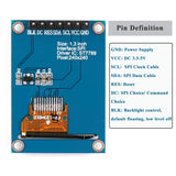 MakerFocus 1.3inch TFT LCD Display Module 3.3V with SPI Interface ST7789 IC Driver