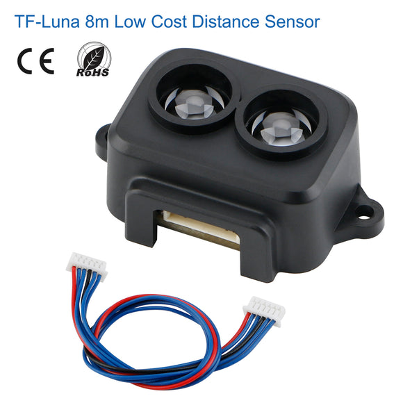 Makerfocus TF-Luna Lidar Ranging Sensor Module Single-Point Micro Ranging Module 0.2 to 8m Compatible with Pixhawk, Arduino and Rasppbarry Pi with UART / I2C Communication Interface