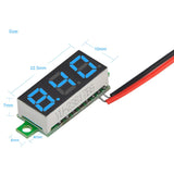 MakerFocus 5pcs 0.28 Inch Two-Wire 2.5V-30V Mini Digital DC Voltmeter Voltage Tester
