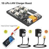 1S LiPo LiHV Charger Board with JST and Micro Losi Cable