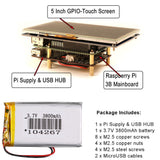 Raspberry Pi Supply Module with 3800mAh Lithium Battery for Raspberry Pi 3 Pi 2 Model B Zero