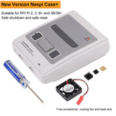 Raspberry Pi SUPERPi CASE NESPI Case Game Console Protection Functional Power and Safe Reset Button