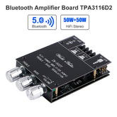 Bluetooth Amplifier Board 5.0 TPA3116D2 2X50W Hifi Stereo Audio Amplifier Digital Power Amp