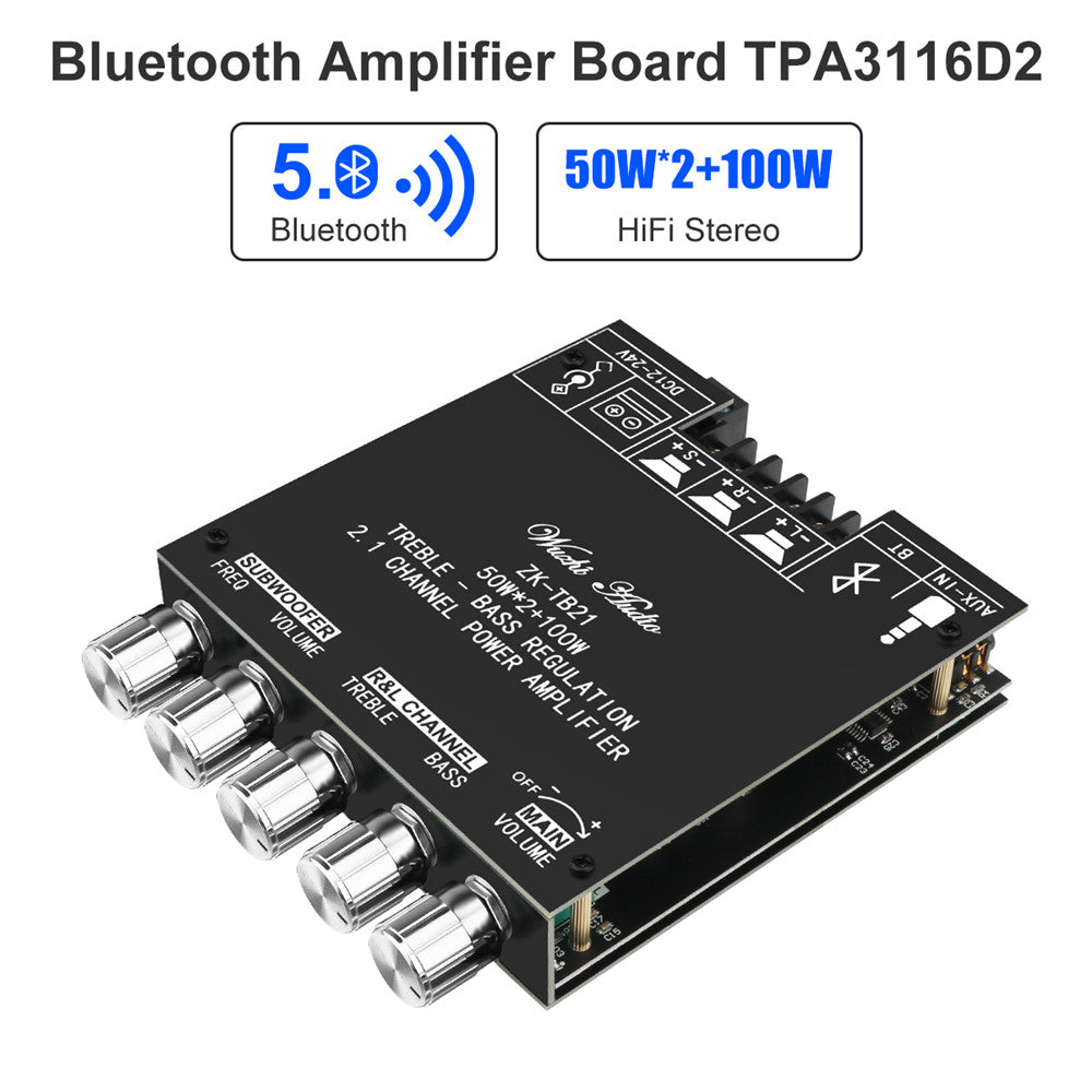 Módulo Amplificador De Audio TPA3116 50Wx2, Con Bluetooth | Electrónica Alpha Guatemala - Foto 6