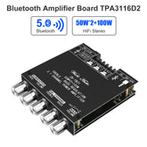 Hifi Stereo 2.1 TPA3116D2 2X50W+100W 12V-24V Audio Power Amplifier Module Bass