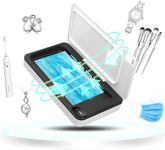 Seamuing UV Disinfection Box Cell Phone Sanitizer Remove 99.99% Bacteria Portable Wireless