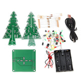 DIY Christmas Tree LED Flash Kit 3D Electronic Learning Kit
