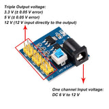 MakerFocus 4pcs DC-DC Voltage Converter Power Supply Module 12 V to 3.3 V/5 V/12 V for Arduino