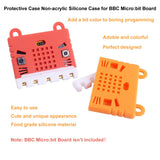 MakerFocus 2pcs Micro:bit Protective Case Non-acrylic Colorful Silicone Case
