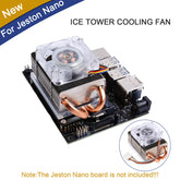 Jetson Nano Horizontal Radiator with Colorful LED Fan