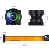 MakerFocus OV2640 Camera Fisheye Extended Version Lens  for T-Camera Plus ESP32-DOWDQ6 8MB SPRAM