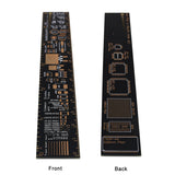 MakerFocus 2pcs PCB Ruler 6 Inch 15cm Measuring Tool for Soldering Up Surface Mount Component