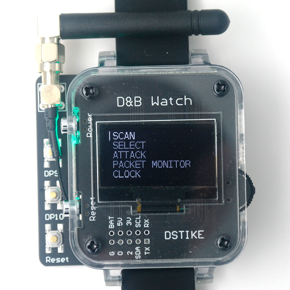 WiFi Tool & Bad USB ESP8266 Deauther Watch V4 Built in 1000m – MakerFocus
