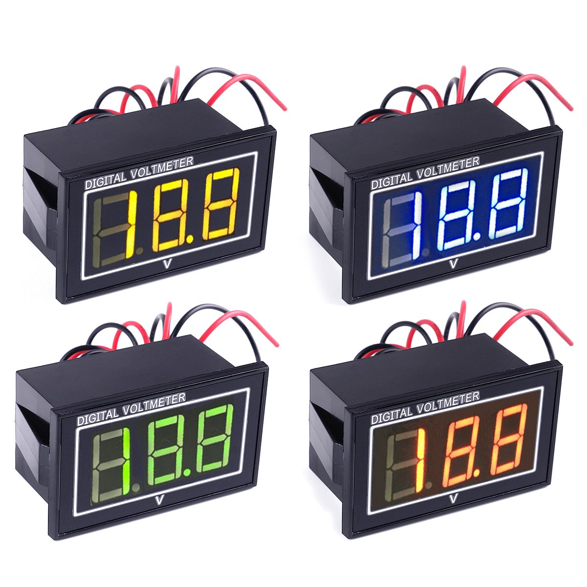 DC 2.5-30V Digital Display Voltmeter