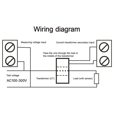 MakerFocus 2pcs Digital AC Voltage Meter 0.39inch AC100V~300V/0.00~50A