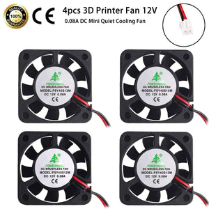  3D Printer Cooling Fan 12V 0.08A DC 