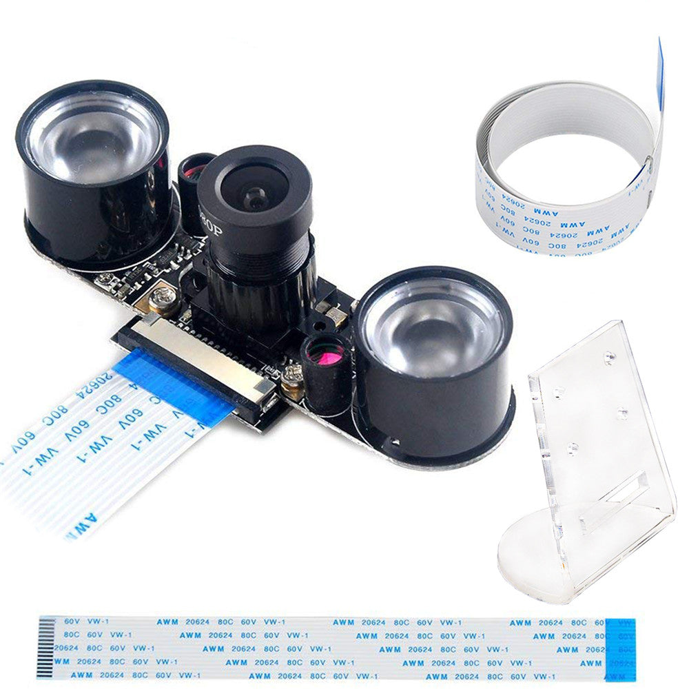 Vision Via Pi Camera Module Raspberry Pi Camera Night Vision Camera Adjustable-Focus Module 5MP OV ...
