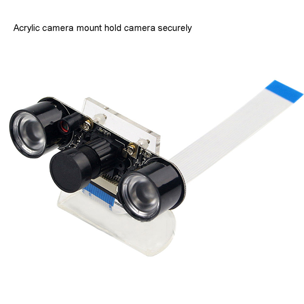 Vision Via Pi Camera Module Raspberry Pi Camera Night Vision Camera Adjustable-Focus Module 5MP OV ...