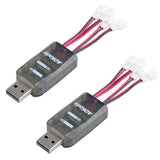 2 piece set cx405 1S lithium polymer battery USB charger 4.2 V 4.35 V Lipo lihv jst-ph 2.0 mcpx