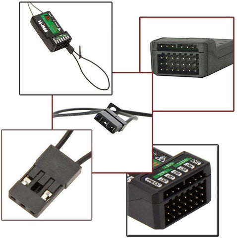 Receiver PPM Output with iBus Port 2.4GHz RC Receiver Compatible Flysky fs i6 i6S i10 i6X RC
