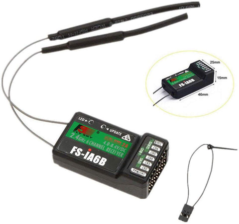 Receiver PPM Output with iBus Port 2.4GHz RC Receiver Compatible Flysky fs i6 i6S i10 i6X RC