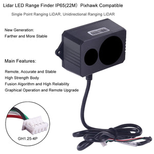 Distance Sensor Lidar Laser Range Finder Module Single-Point Micro Distance Sensor Module