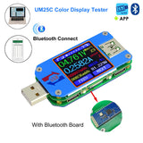 UM25C Color LCD Display Tester, 1.44 Inch 5A USB 2.0 Type- C Bluetooth Communication Version,