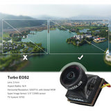 Mini FPV camera EOS2 Turbo EOS2 4: 3 1200TVL 2.1mm FOV 160 degrees 1/3 CMOS NTSC FPV quadcopter