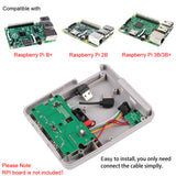 Raspberry Pi SUPERPi CASE NESPI Case Game Console Protection Functional Power and Safe Reset Button