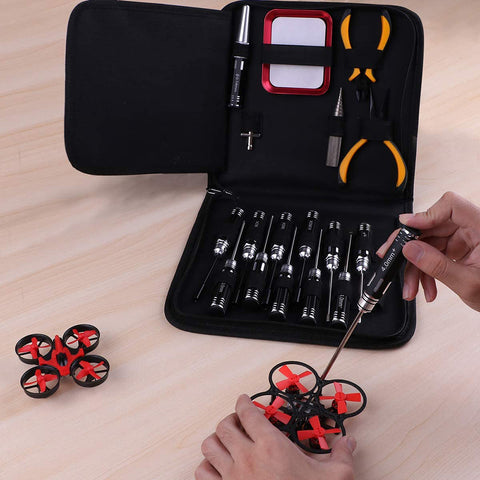 Hobbies Ce 18 In1 Reinforced Concrete Concrete Tool Box Screw Pincer Six Angles Repair An Armored