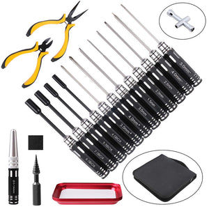 Hobbies Ce 18 In1 Reinforced Concrete Concrete Tool Box Screw Pincer Six Angles Repair An Armored
