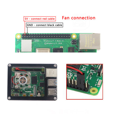 Fan Raspberry Pi 4 