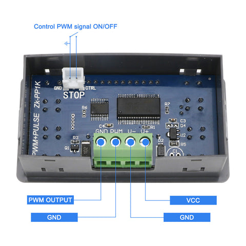 PWM Signal Generator Pulse Square Wave Rectangular Adjustable Signal Generator Dual  for Robot Arm