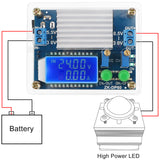 DC Buck Converter 60W 5A Power Supply Module  with Cooling Fan LCD Display