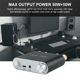 Bluetooth Amplifier Mini HiFi Stereo 2.0 TPA3116D2 2X50W Audio Amplifier Class D Digital Power