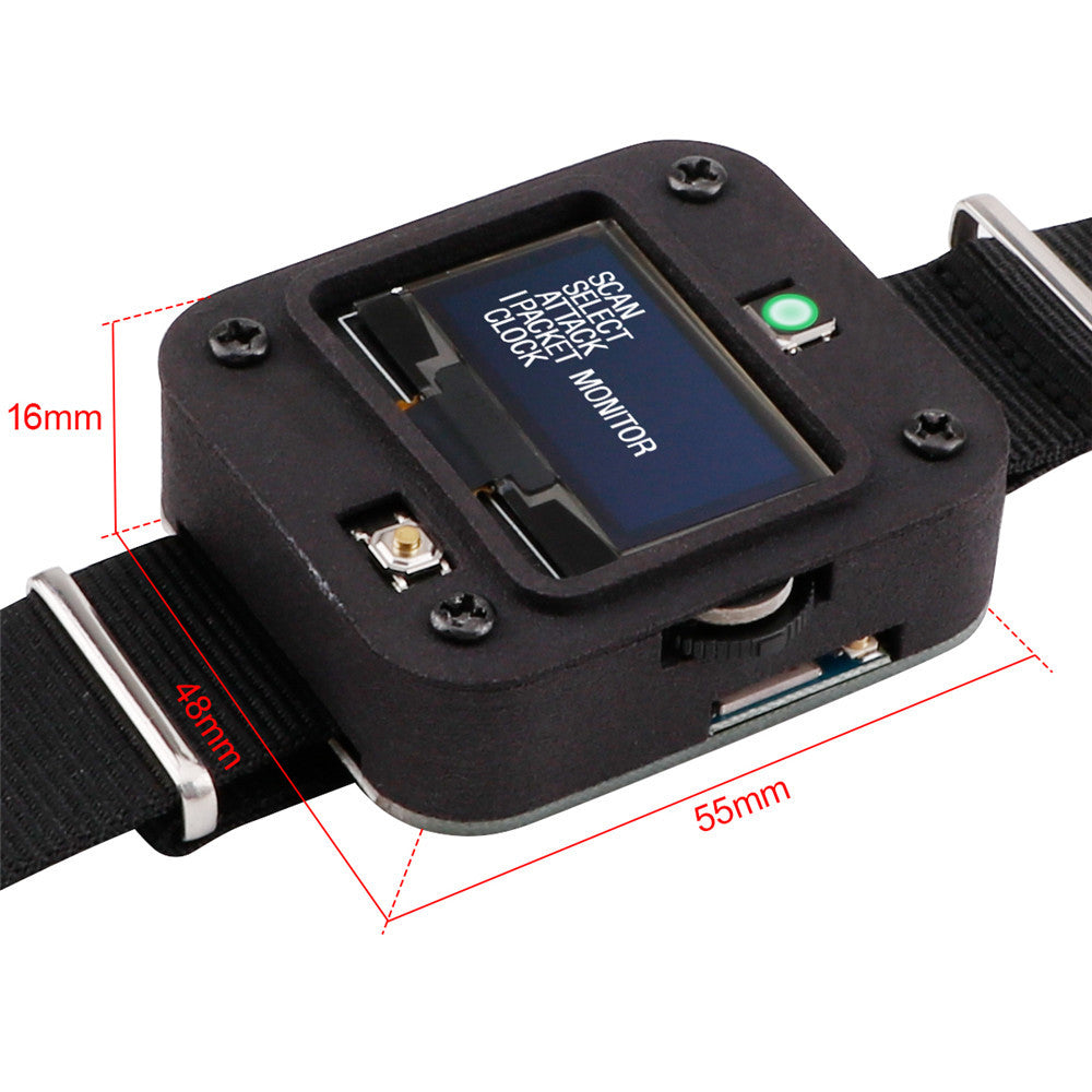 WiFi Test Tool ESP8266 WiFi Deauther Watch V2 DSTIKE NodeMCU ESP8266 Carte  programmable intégrée dans Une Batterie de 800 mAh[J897] - Cdiscount  Téléphonie