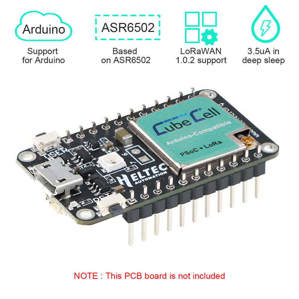 SX1262 Lora Module 868 915 MHZ LoRaWAN IoT Module ASR6502 MCU 128KB Fl ...