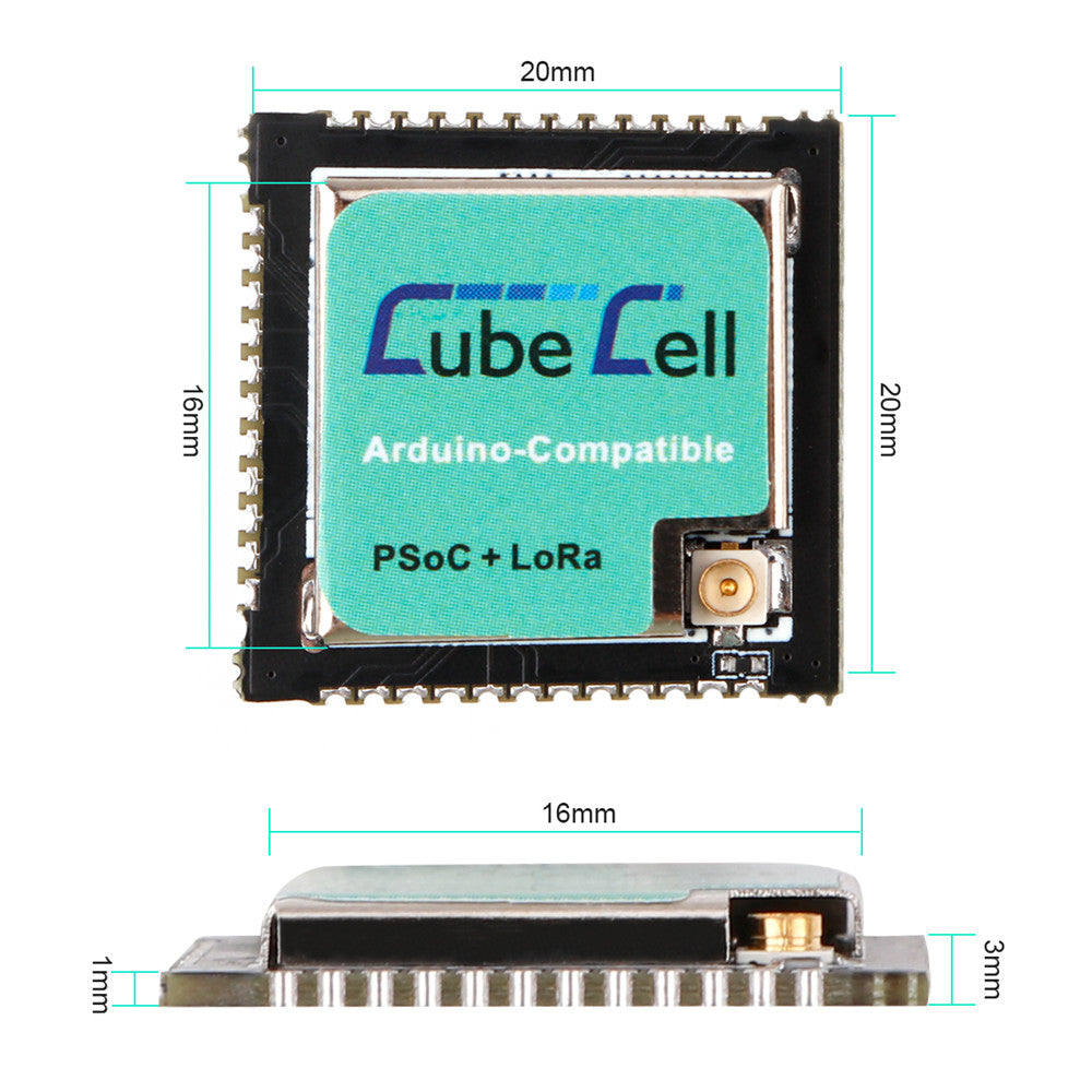 Lora M2 Module SX1262 Lora Module 868 915 MHZ LoRaWAN IoT Module ASR6502 MCU 128KB Fl ...