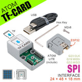 TF Card Memory Card 16GB Reader Module Kit M5Stack Self Elastic Slot Support FAT/FAT32 Format
