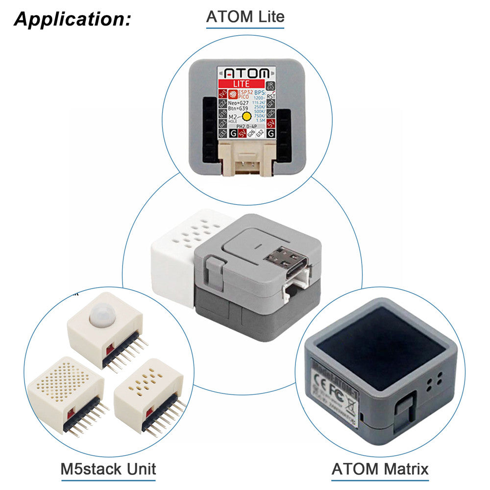 M5Stack Official Atom Mate DIY Expansion Kit Adapter Board – MakerFocus