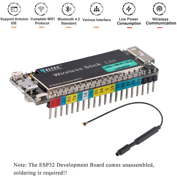 ESP32 Arduino SX1276 LoRaWAN development board