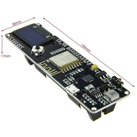 MakerFocus Arduino ESP8266 NodeMCU WiFi Development Board Kit with 0.96inch OLED Display