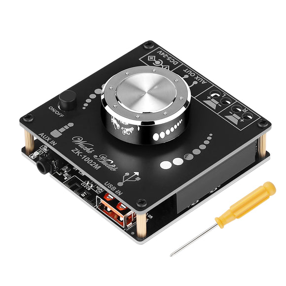 Bluetooth Amplifier Board Hifi Stereo 2.0 Channel 2X100W Audio Amplifier Digital Power Amplifier