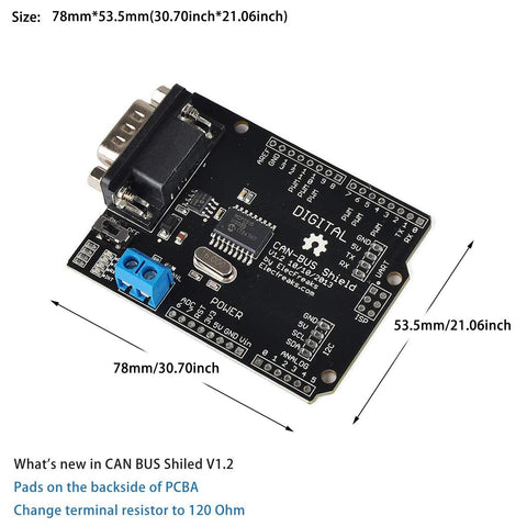 MakerFocus CAN-Bus Shield V1.2