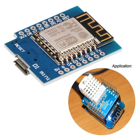 Scheda Di Sviluppo WeMos D1 NodeMcu Lua ESP8266 ESP-12E CH340G Con WiFi, Per Progetti IoT - Foto 2