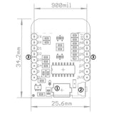Makerfocus D1 Mini NodeMcu 4M Bytes Lua WiFi Development Board Base on ESP8266 ESP-12F
