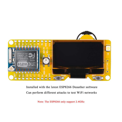 MakerFocus ESP8266 Development Board DSTIKE WiFi Deauther Mini with 1.3inch OLED Display