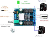 2Pcs Digital Amplifier Board, TPA3116D2 Two-Channel Stereo High Power Digital Subwoofer Power
