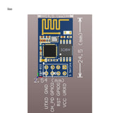 Makerfocus 4pcs ESP8266 ESP-01S WiFi Serial Transceiver Module with 1MB Flash for Arduino