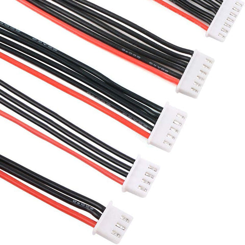 Innovateking 5PCS JST-XH 2S 3S 4S 5S 6S LiPo Battery Balance Charger Extension Cable